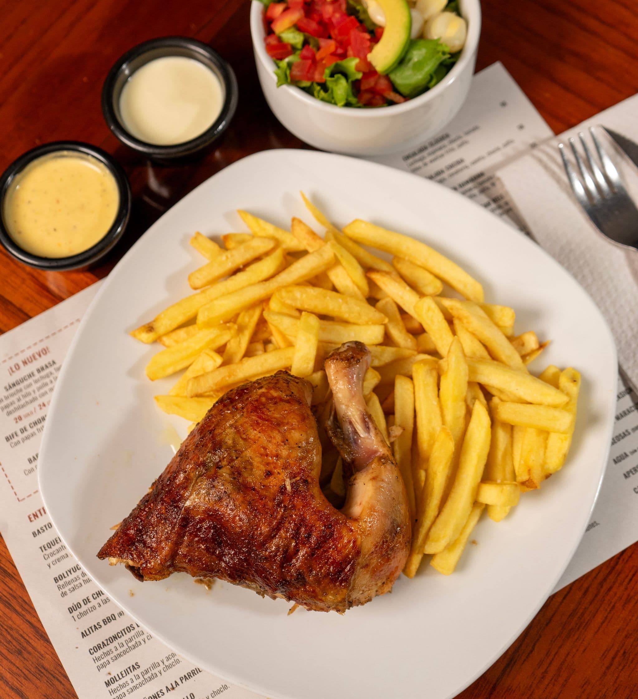 1/8 Pollo a la Brasa